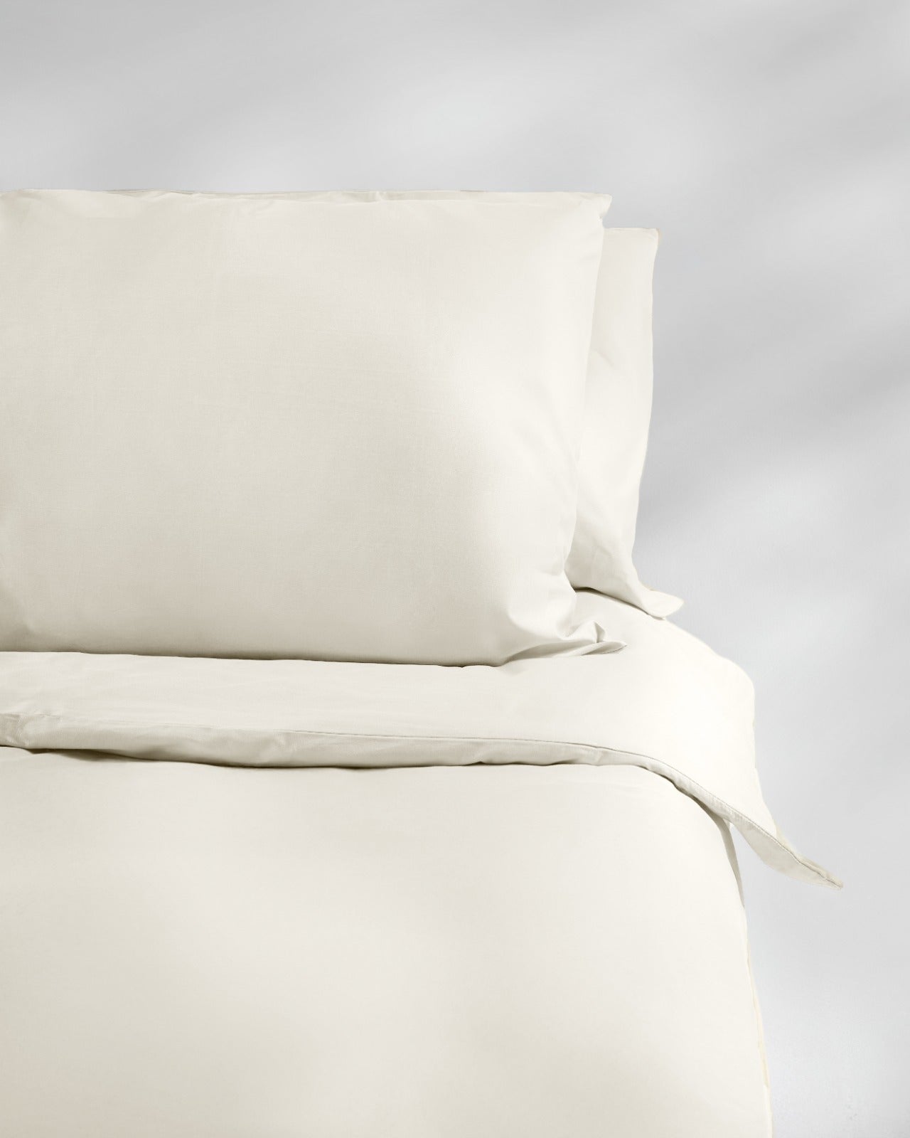 Off White Plain Duvet Cover 300 TC