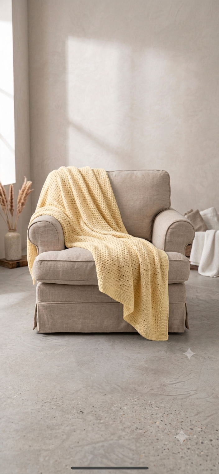 Summer Throw Eyelets Blanket