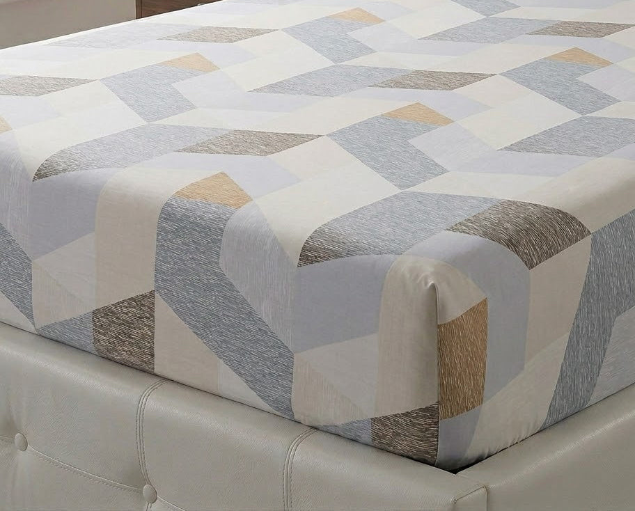 Graphic Print Fitted Sheet
