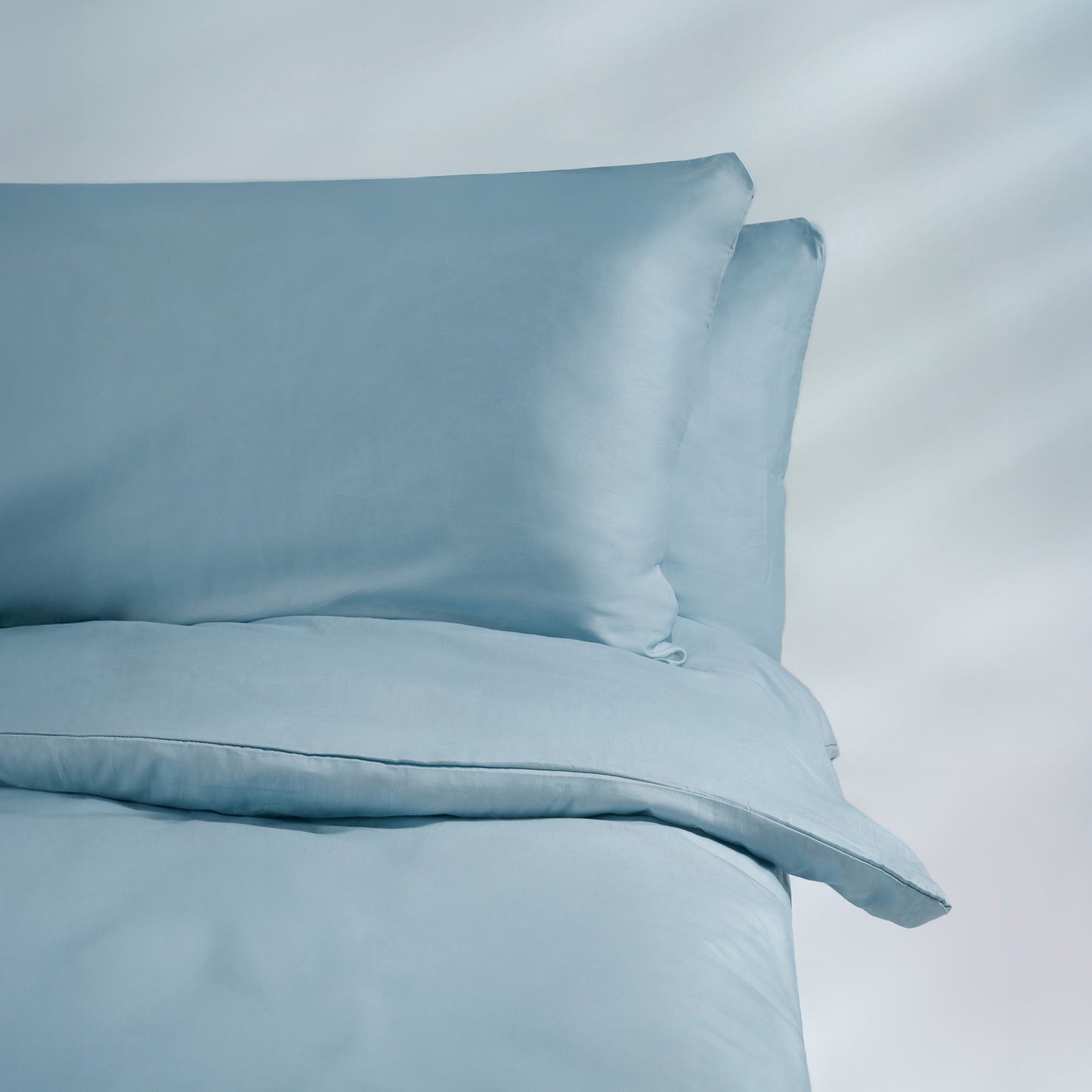 Baby Blue Plain Duvet Cover 600 TC