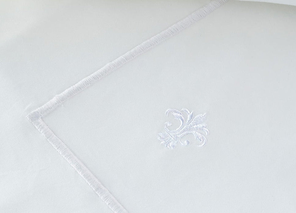 1000 TC White Duvet Cover
