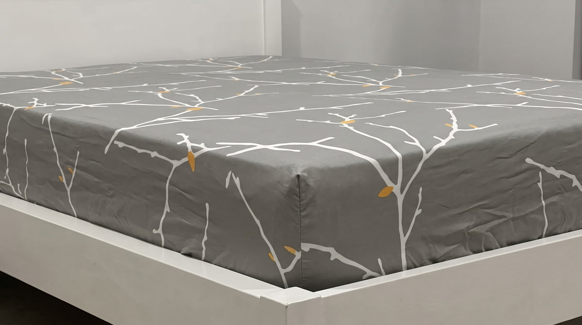 Branches Printed Fitted Sheet
