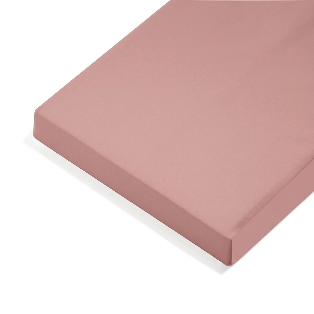 Dusty Rose Plain Flat Sheet 200 TC