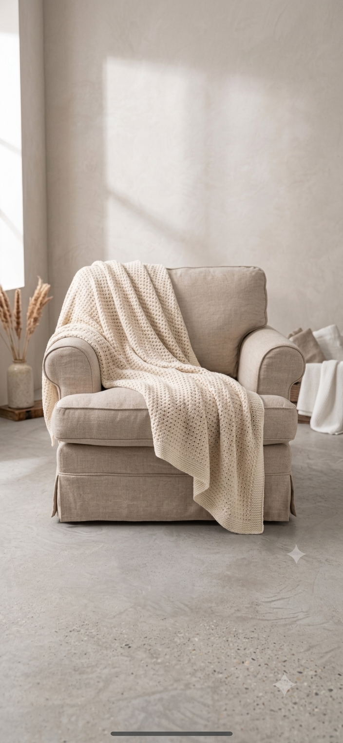 Summer Throw Eyelets Blanket