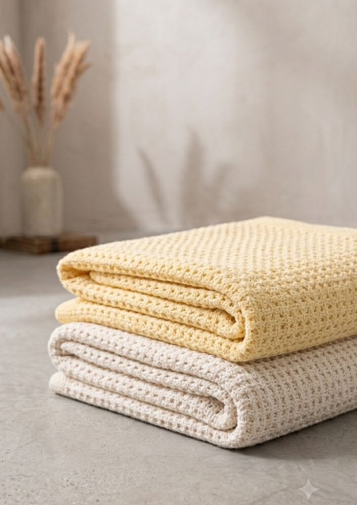 Summer Throw Eyelets Blanket