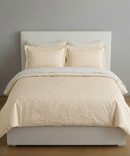 Geometric Jacquard Duvet Cover