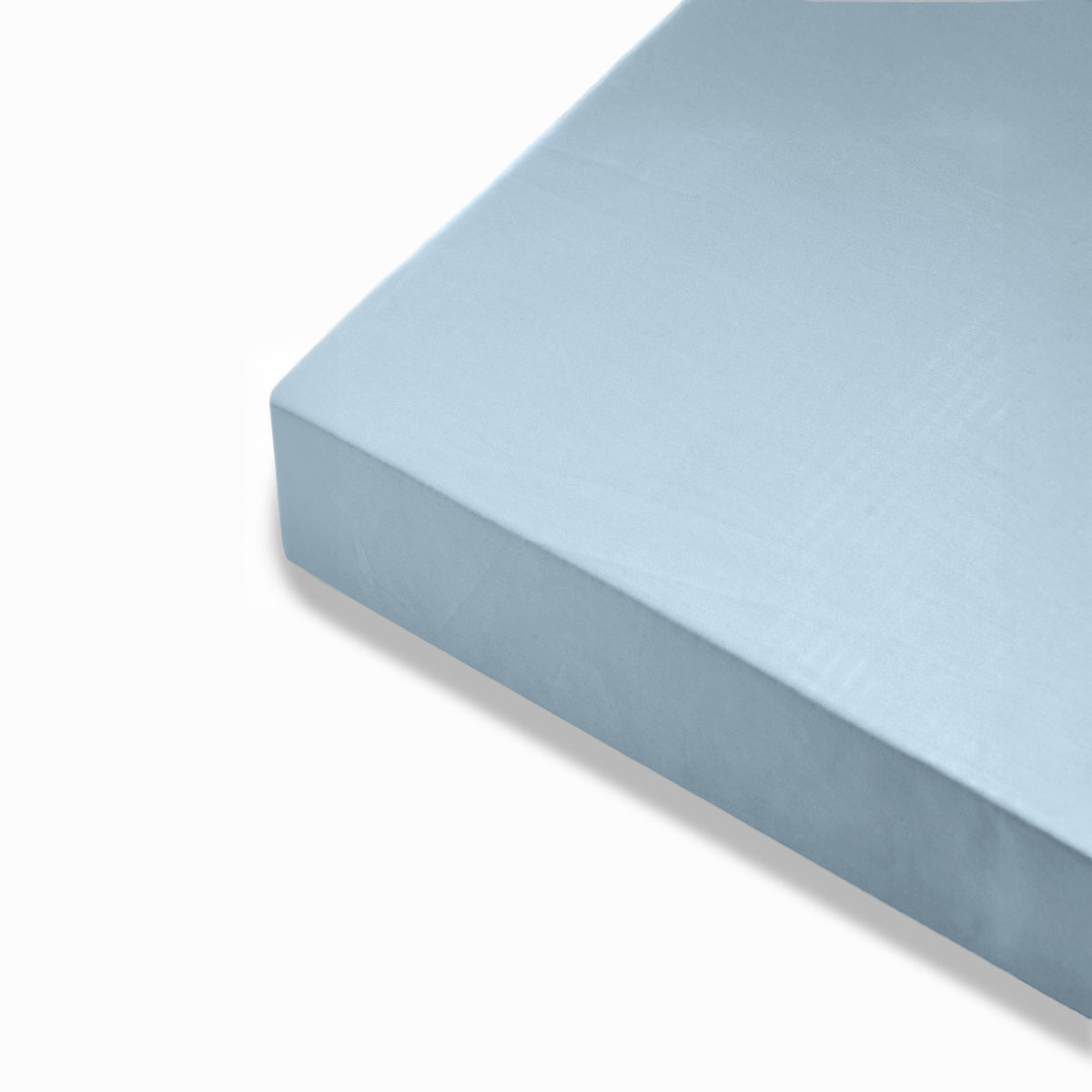 Baby Blue Plain Flat Sheet 200 TC
