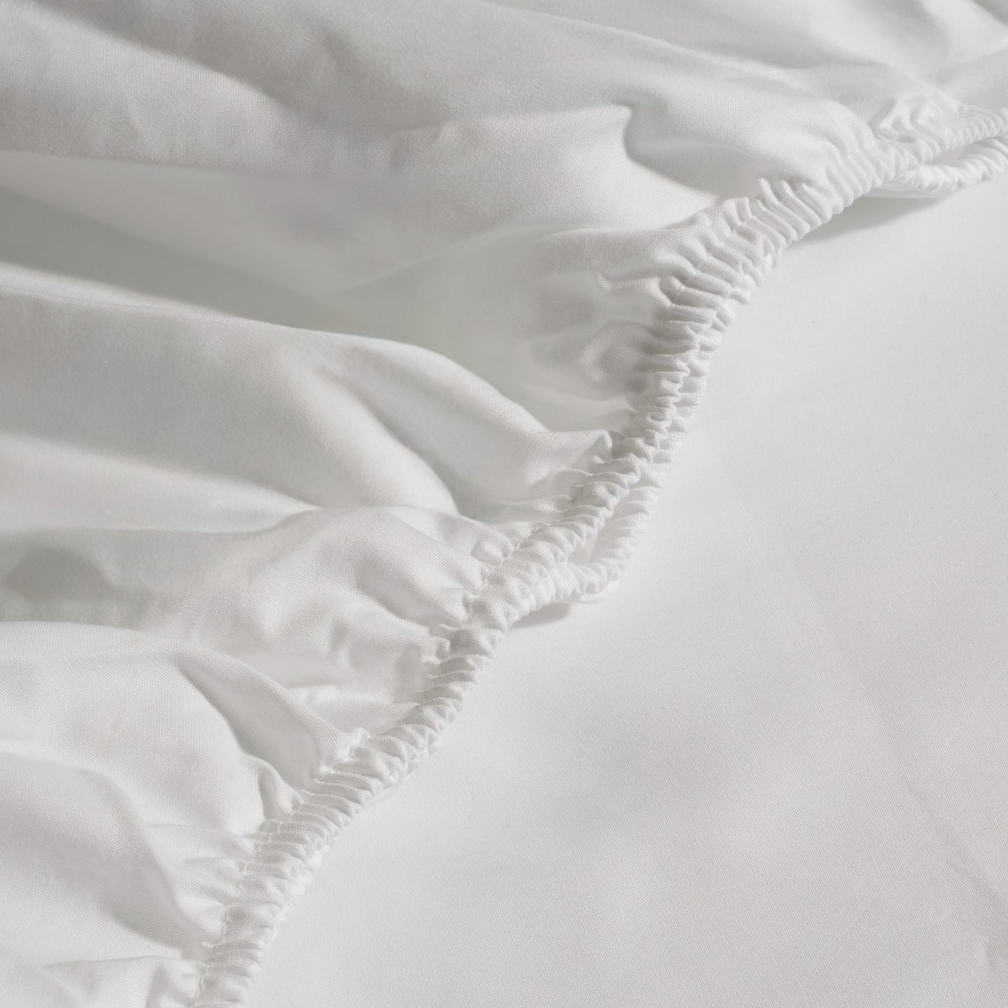 White Plain Fitted Sheet 300 TC